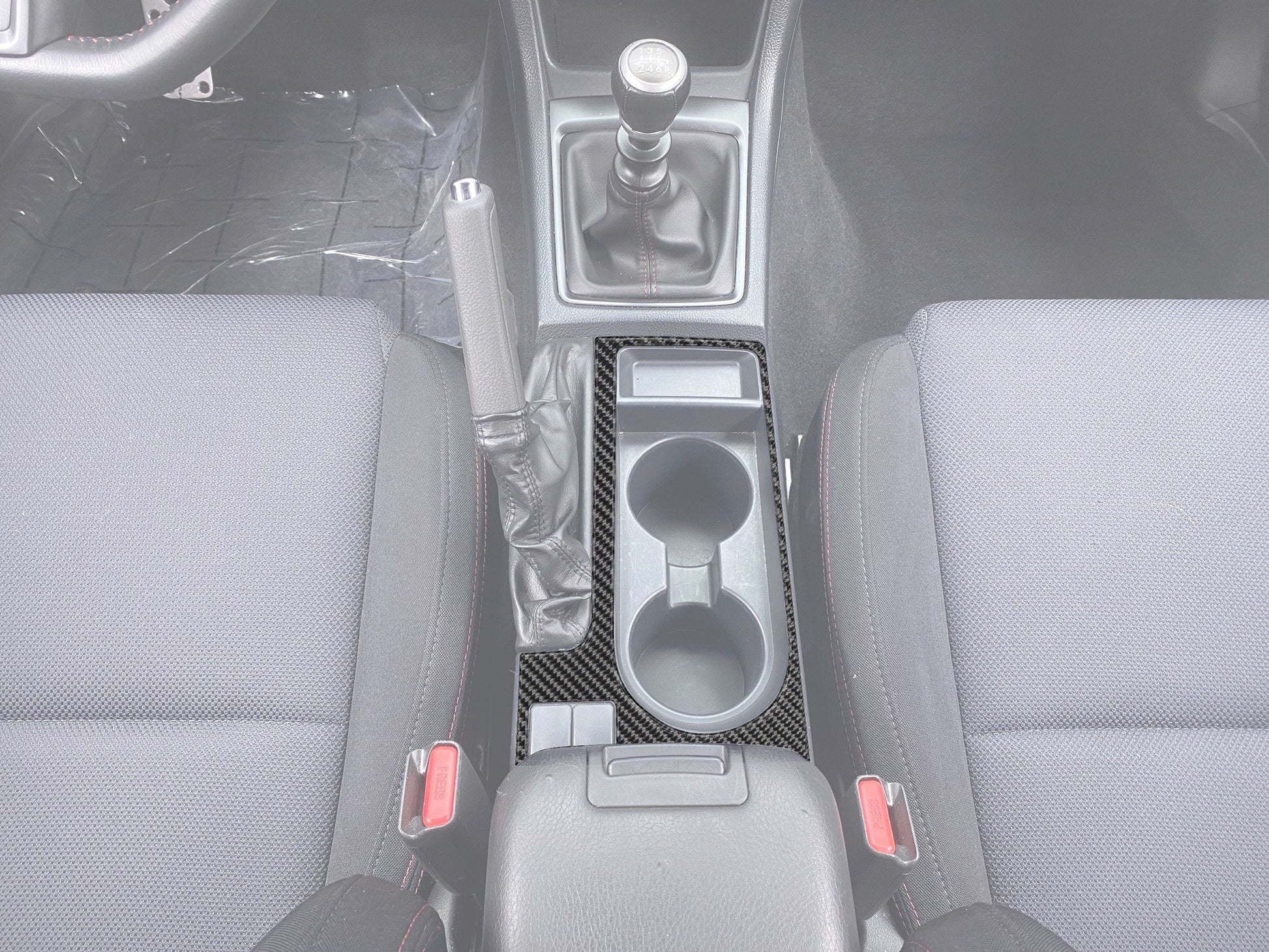 Center Console Accent Trim Fits 2015-2021 Subaru WRX/WRX STI by Tufskinz.com