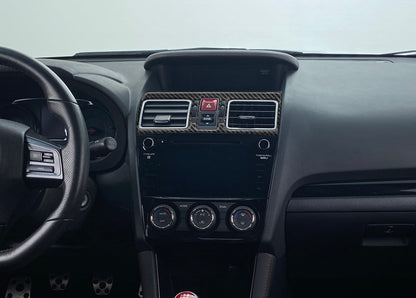 Center Air Vents Accent Trim Fits 2015-2021 Subaru WRX/WRX STI by Tufskinz.com