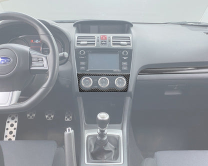 Center Climate Control Accent Trim Fits 2015-2021 Subaru WRX/WRX STI by Tufskinz.com