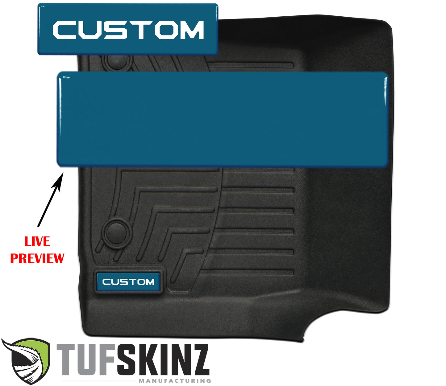 Badge/Emblem Inserts Fits - WeatherTech Floor Mats by Tufskinz.com