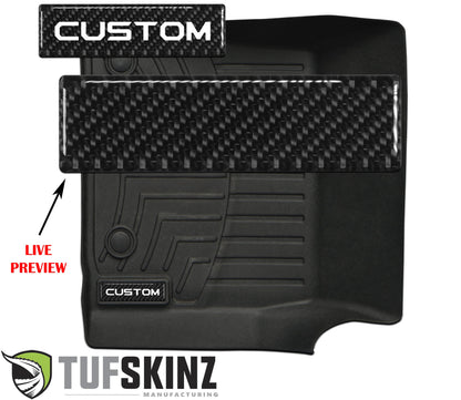 Badge/Emblem Inserts Fits - WeatherTech Floor Mats by Tufskinz.com