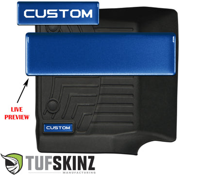 Badge/Emblem Inserts Fits - WeatherTech Floor Mats by Tufskinz.com