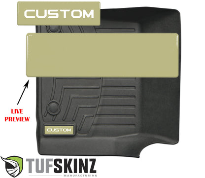 Badge/Emblem Inserts Fits - WeatherTech Floor Mats by Tufskinz.com