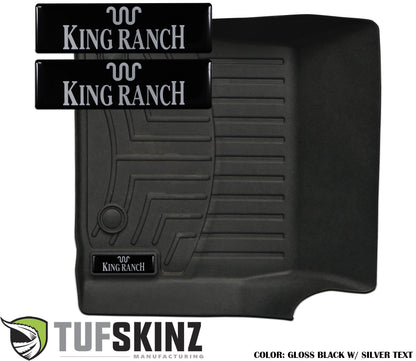 Badge/Emblem Inserts Fits - WeatherTech Floor Mats by Tufskinz.com