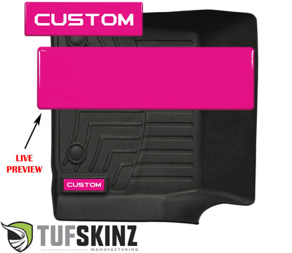 Badge/Emblem Inserts Fits - WeatherTech Floor Mats by Tufskinz.com