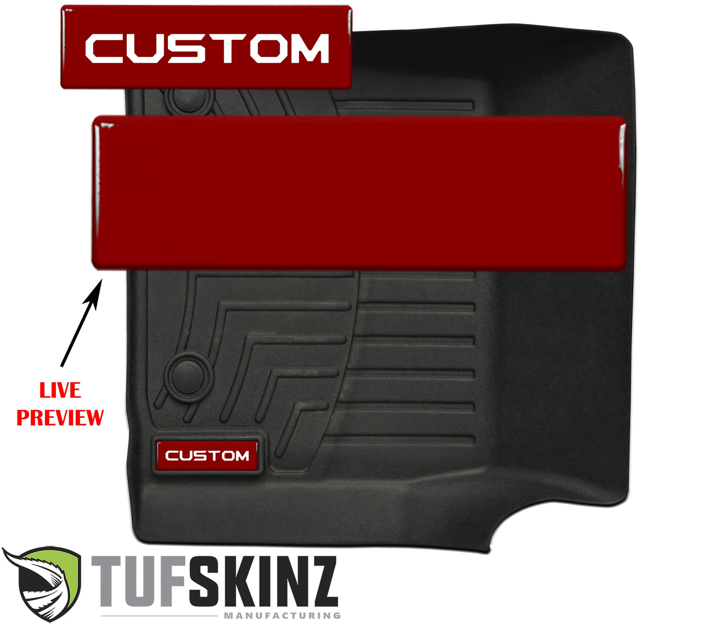 Badge/Emblem Inserts Fits - WeatherTech Floor Mats by Tufskinz.com