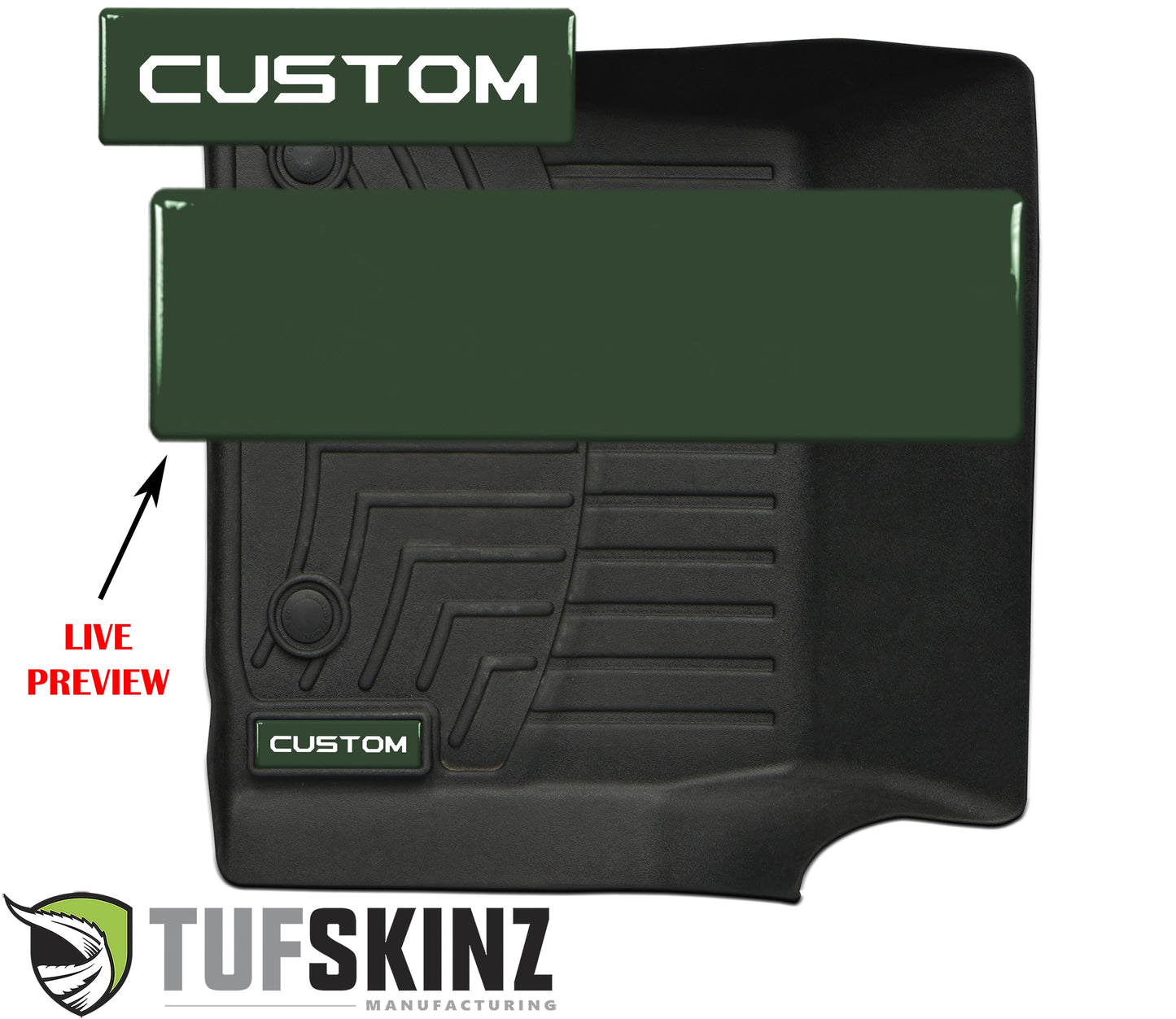 Badge/Emblem Inserts Fits - WeatherTech Floor Mats by Tufskinz.com
