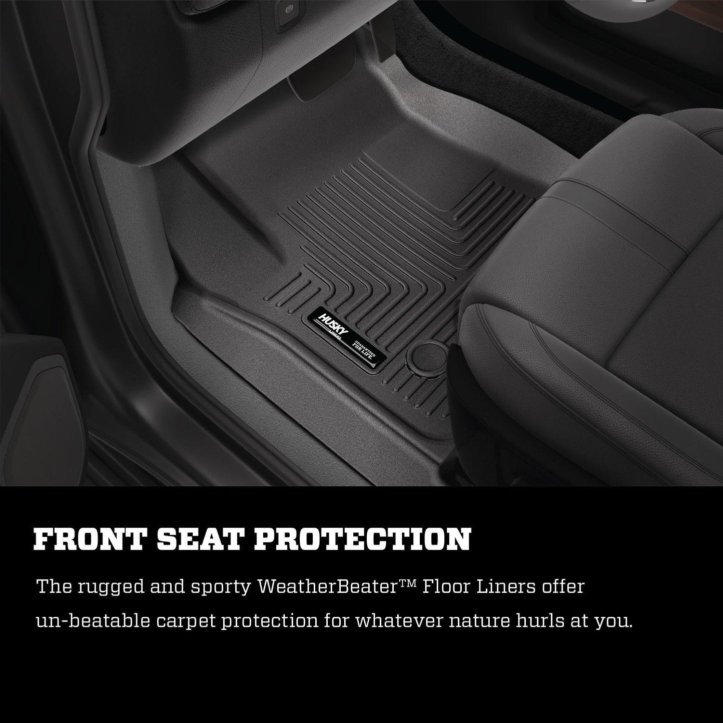 Weatherbeater - Front & 2nd Seat Floor Liners by Husky Liners