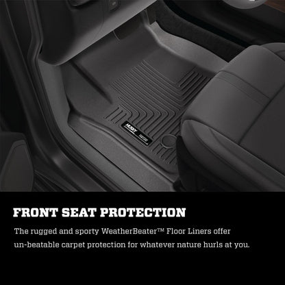 Weatherbeater - Front & 2nd Seat Floor Liners by Husky Liners