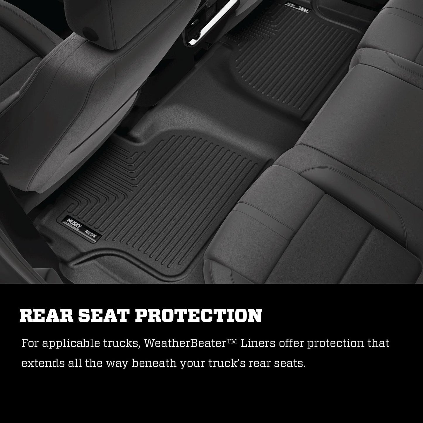 Weatherbeater - Front & 2nd Seat Floor Liners by Husky Liners