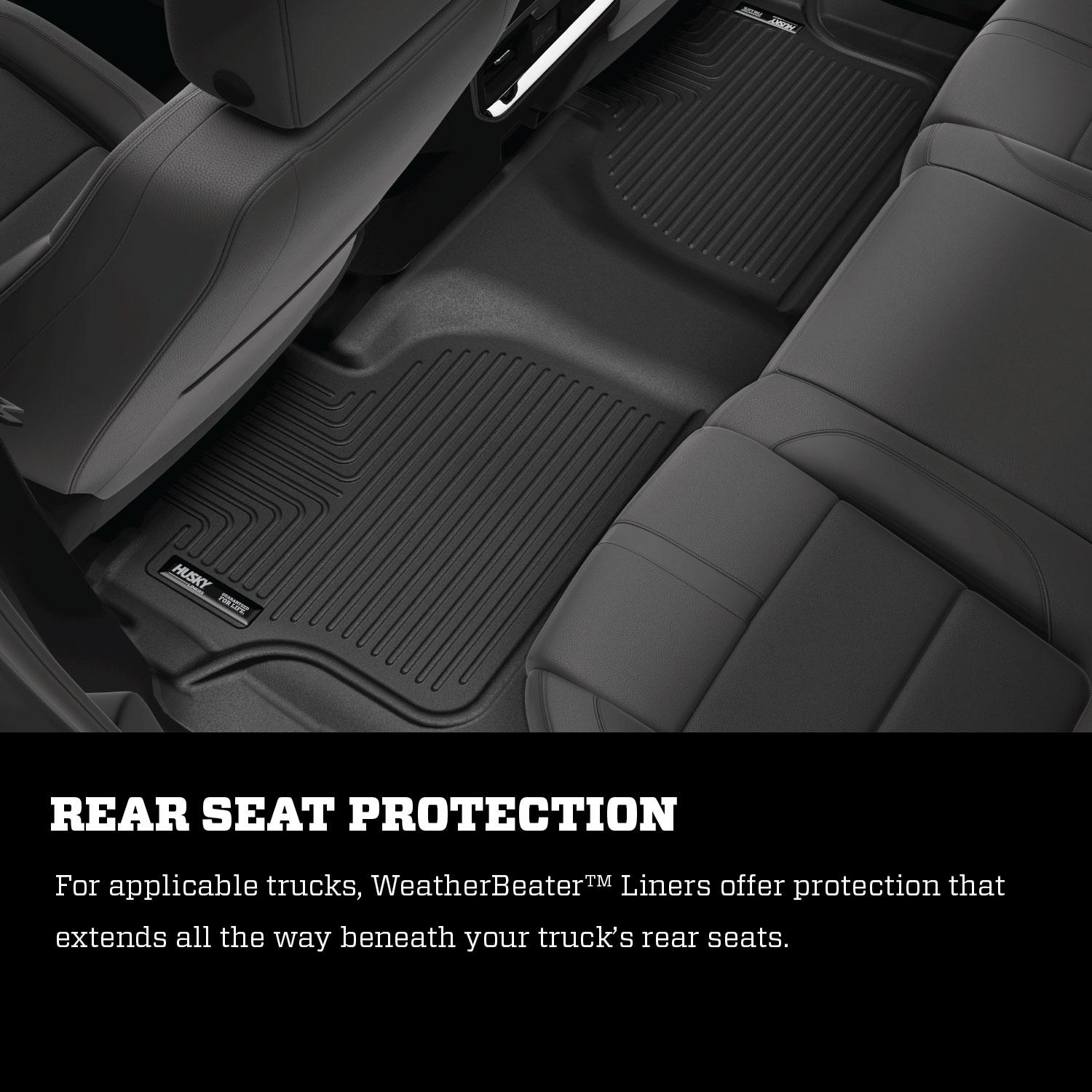 Weatherbeater - Front & 2nd Seat Floor Liners by Husky Liners