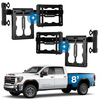 Integral Rail Kit + Panel Kits - GM HD 2020+ (8' Long Bed Only) by Integral Truck