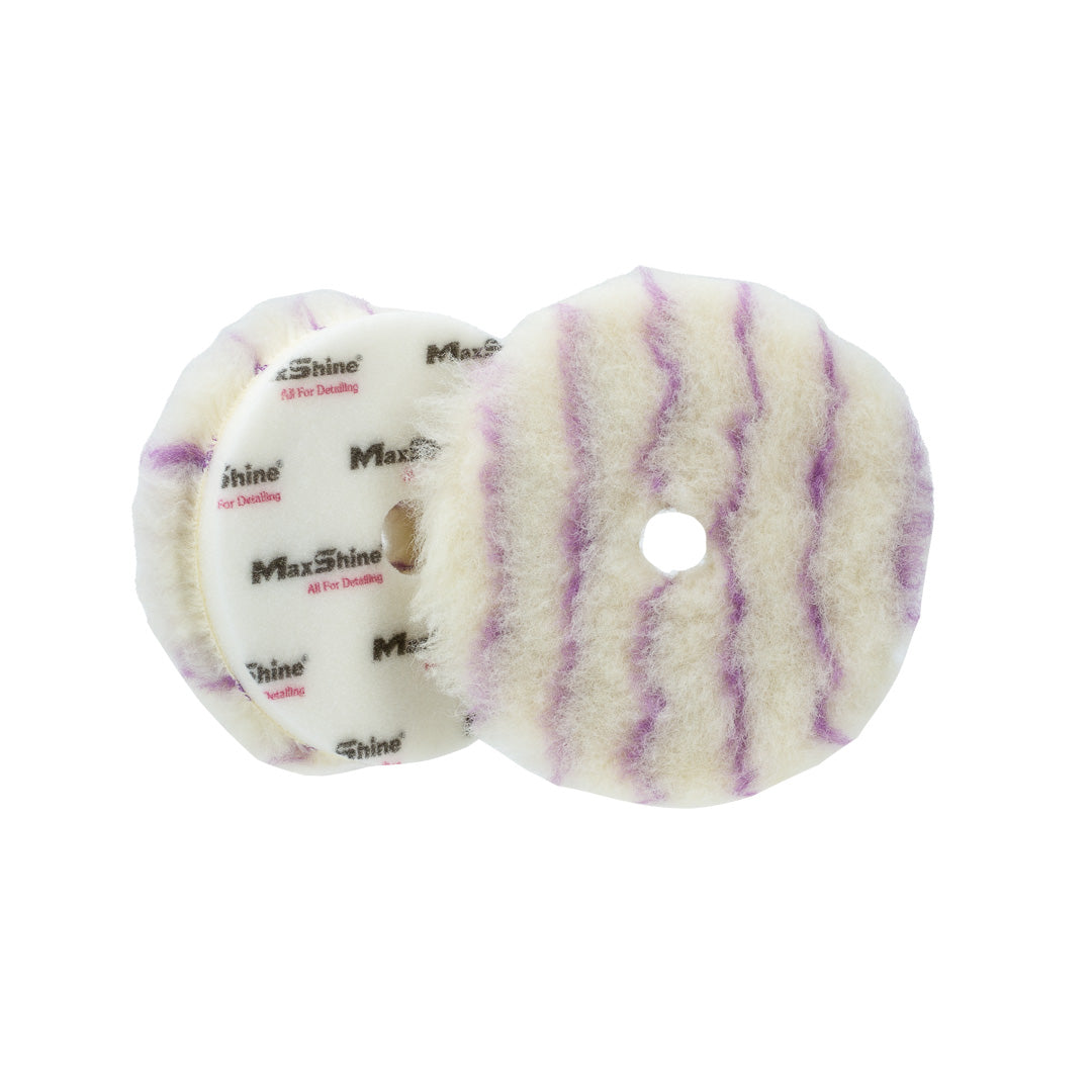 Premium Wool Cut and Polish Pads - 3in, 5in, 6in by MaxshineUSA