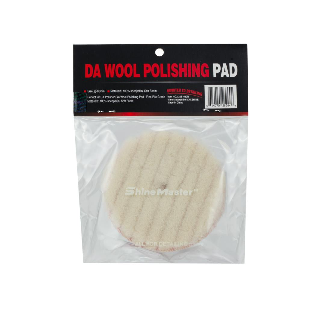 Wool Cutting Pads Rubber Backed - 3in, 5in, 6in by MaxshineUSA