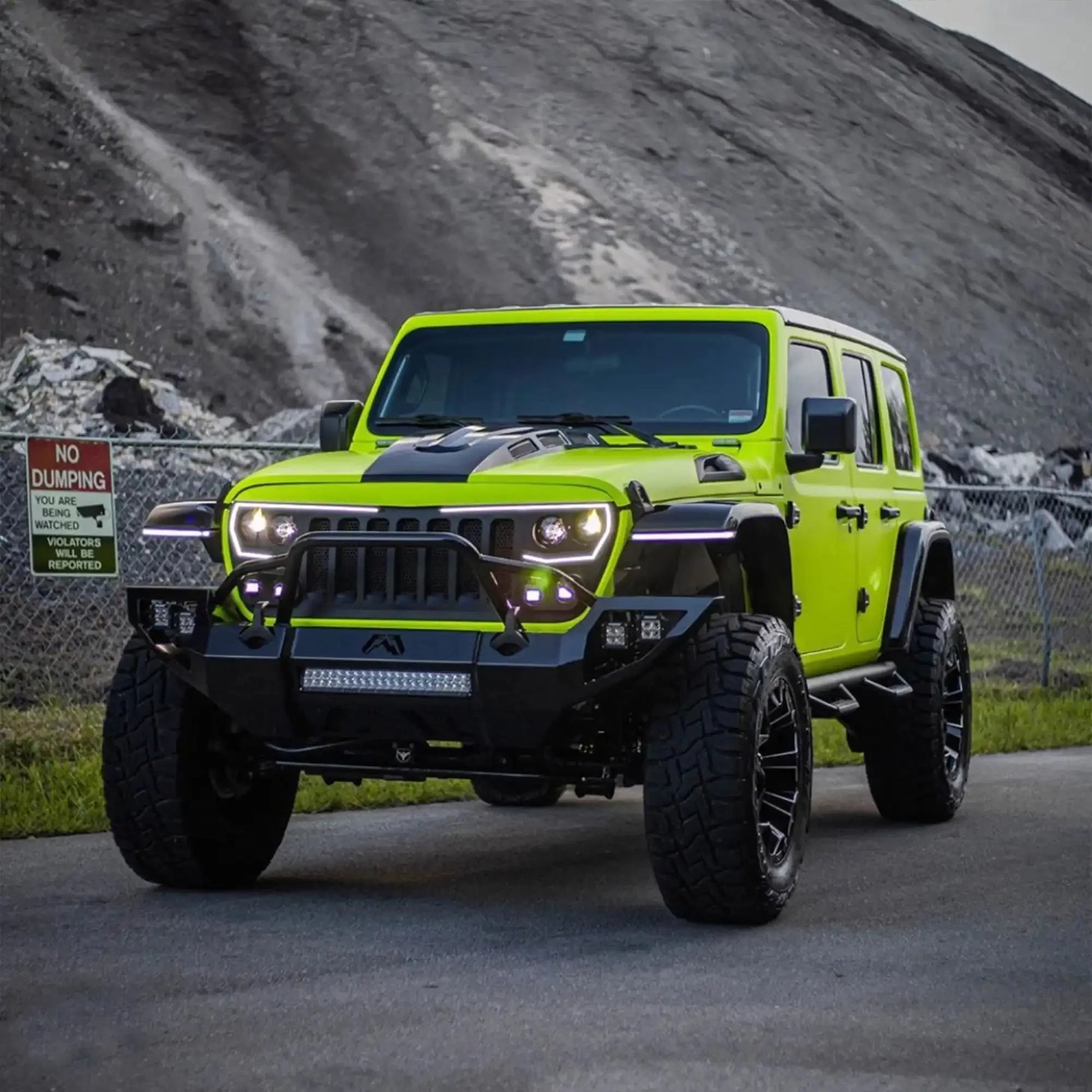 ORACLE Lighting VECTOR™ Pro Series II Full LED Grill for the Jeep Wrangler JL / Gladiator JT by ORACLE Lighting