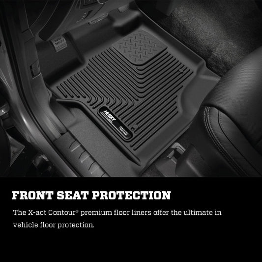 Husky Liners X-act Contour - Front & 2nd Seat Floor Liners – Fits 2021–2025 Ford F-150