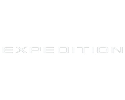 Liftgate or Hood Letter Overlays Fits 2022-2026 Ford Expedition by Tufskinz.com