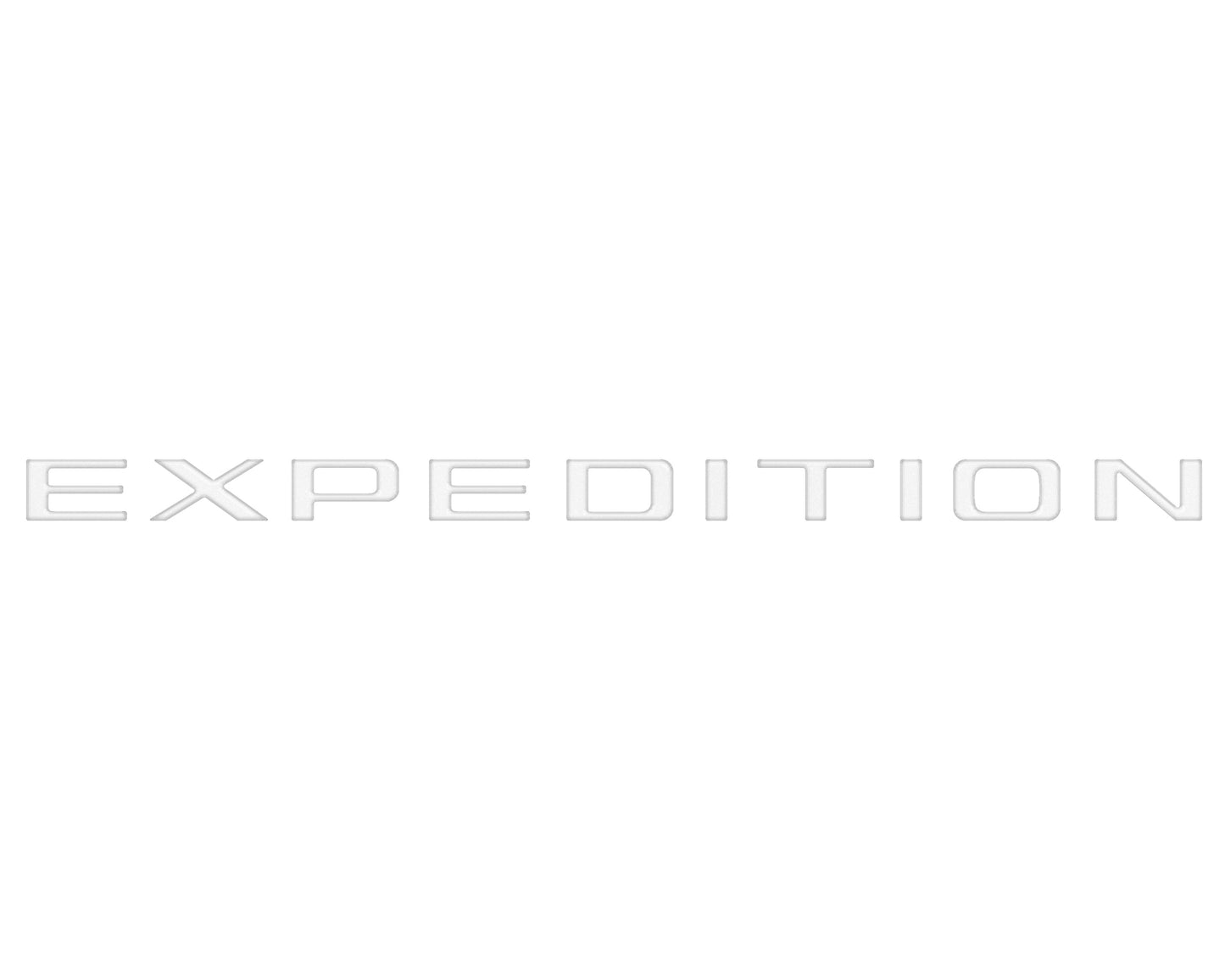 Liftgate or Hood Letter Overlays Fits 2022-2026 Ford Expedition by Tufskinz.com