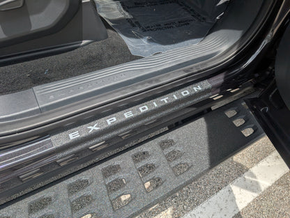 Door Sill Overlays Fits 2018-2026 Ford Expedition by Tufskinz.com