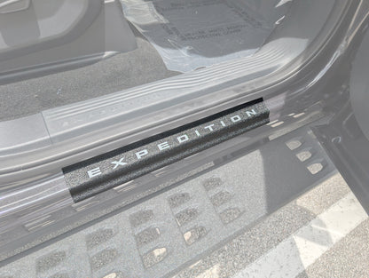 Door Sill Overlays Fits 2018-2026 Ford Expedition by Tufskinz.com