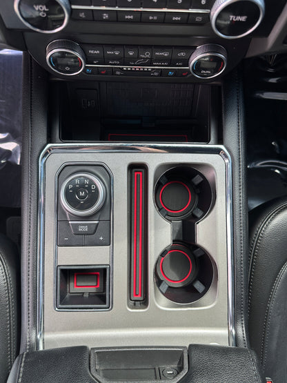 Center Console Foam Inserts Fits 2018-2024 Ford Expedition by Tufskinz.com