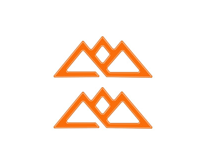 Timberline Logo Inserts Fits 2021-2024 Ford Explorer & Expedition by Tufskinz.com