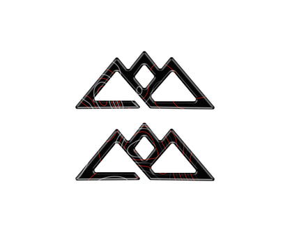 Timberline Logo Inserts Fits 2021-2024 Ford Explorer & Expedition by Tufskinz.com