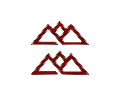 Timberline Logo Inserts Fits 2021-2024 Ford Explorer & Expedition by Tufskinz.com
