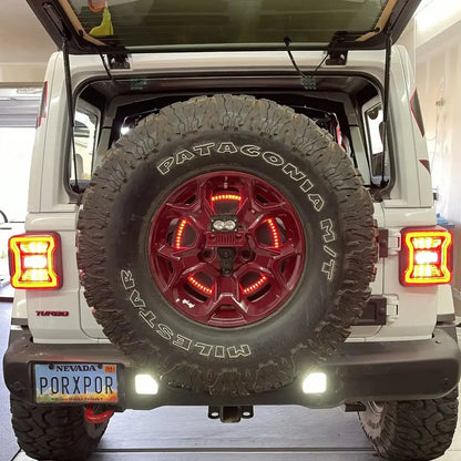2018-2025 Jeep Wrangler JL LED Bumper Reverse Lights - 1000 Lumen High-Output Upgrade by ORACLE Lighting
