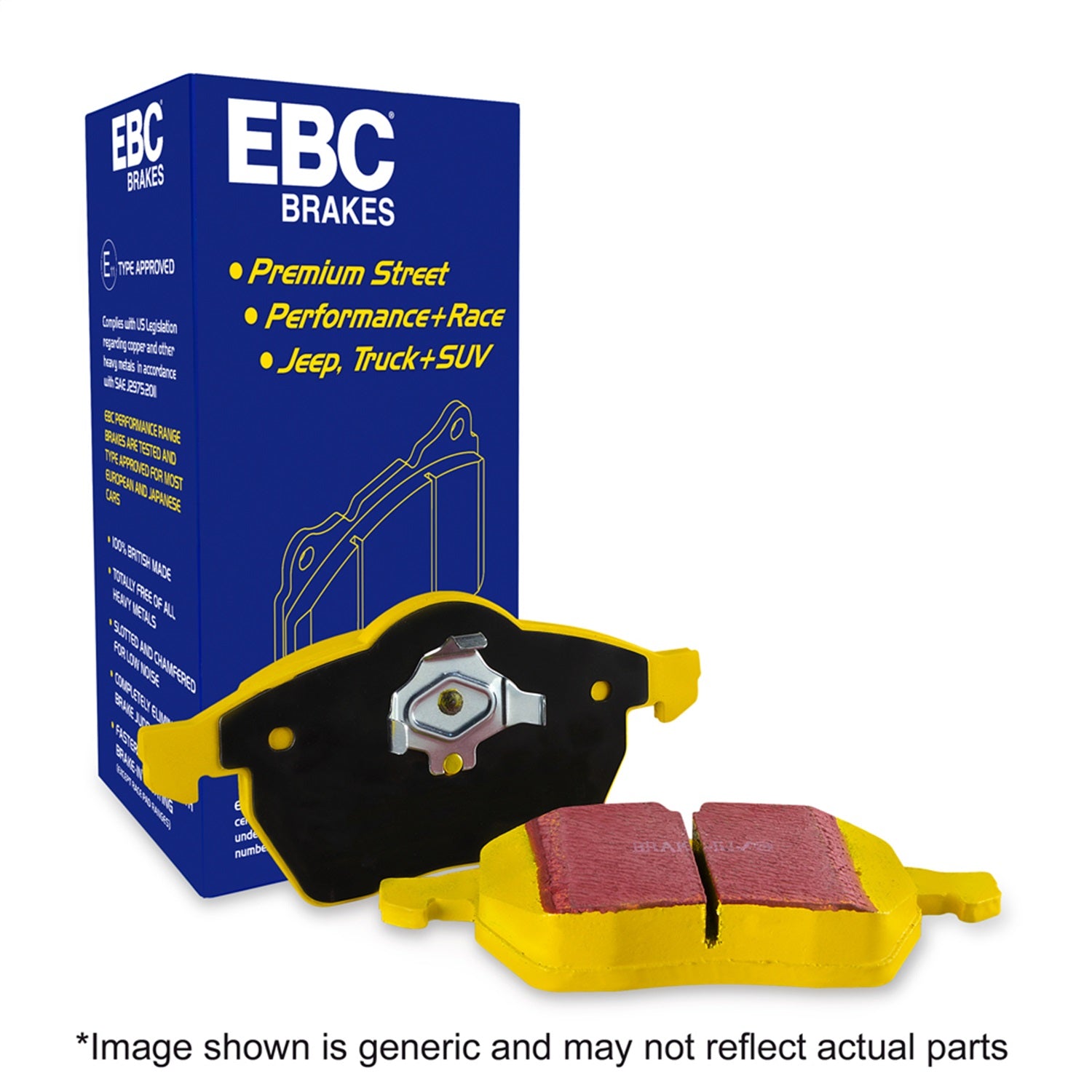 Yellowstuff Street And Track Brake Pads by EBC Brakes