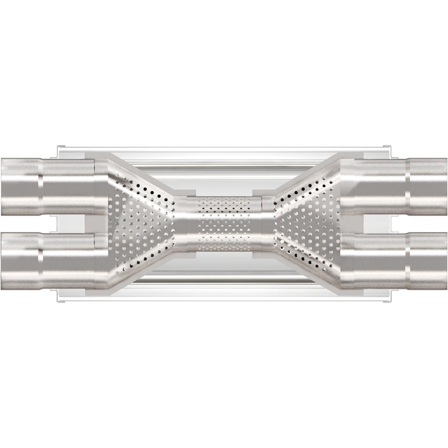 Magnaflow Straight-Through Performance Muffler; 3in. Dual/Dual; 5x18x8 Body by MagnaFlow Exhaust Products