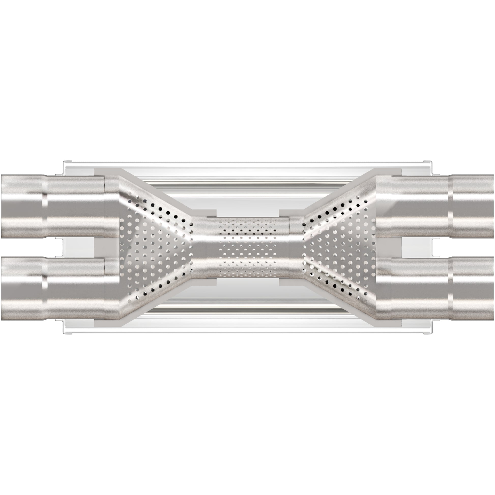 Magnaflow Straight-Through Performance Muffler; 3in. Dual/Dual; 5x18x8 Body by MagnaFlow Exhaust Products