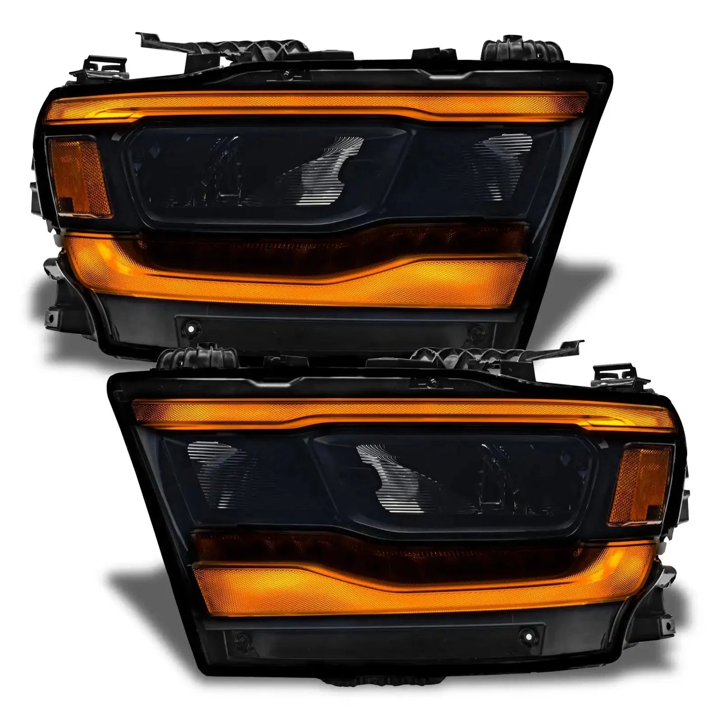 ORACLE Lighting 2019-2024 Dodge RAM 1500 ColorSHIFT RGB+W Headlight DRL Upgrade Kit - Reflector LED Headlights by ORACLE Lighting