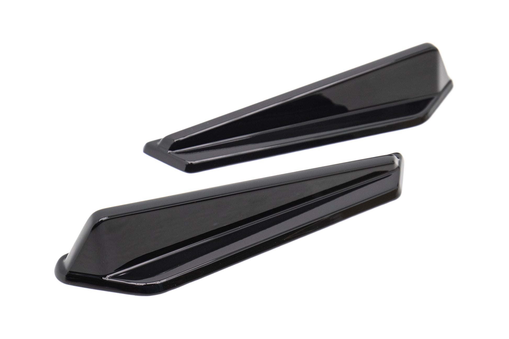 OLM Gloss Black JDM Style Canards - 2015-2021 Subaru WRX / STI by OLM
