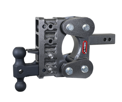 The BOSS TORSION-FLEX 2" Shank 5" Drop 1.7K TW 16K Hitch Dual-Ball & Pintle Lock by GEN-Y Hitch