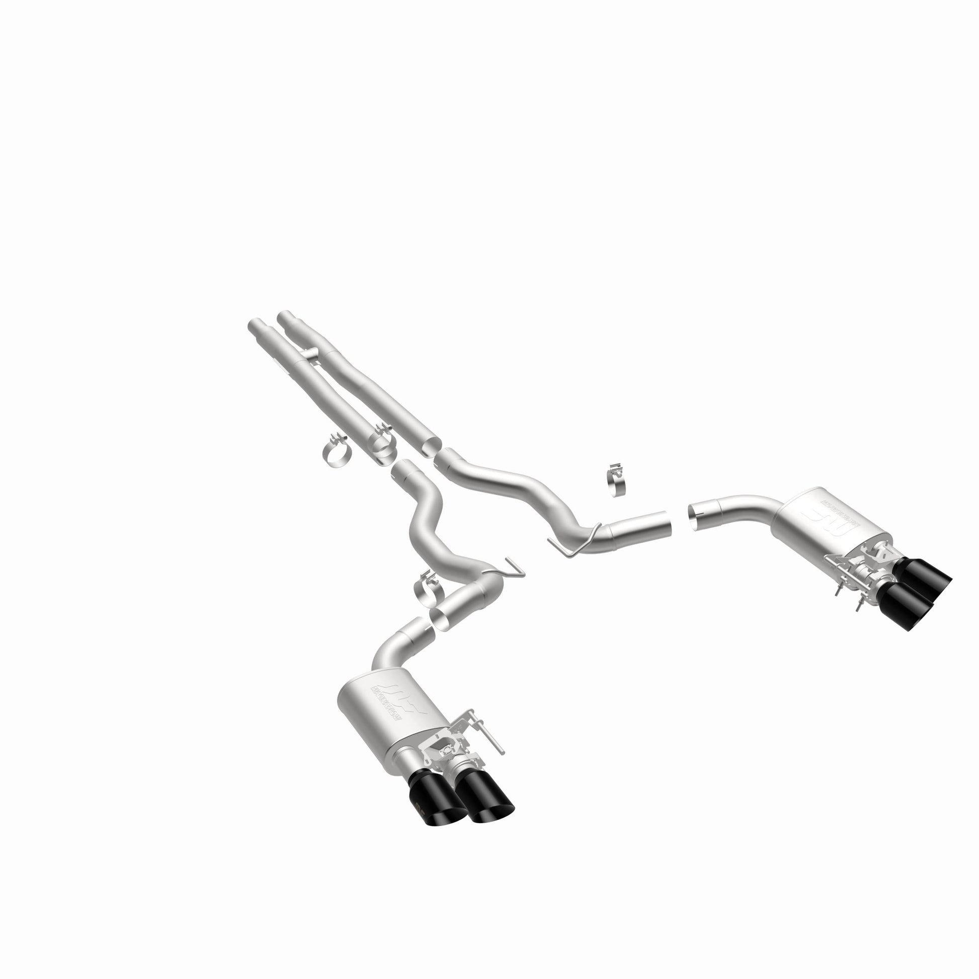 Magnaflow Competition Series Black Chrome Tips Cat-Back System by MagnaFlow Exhaust Products