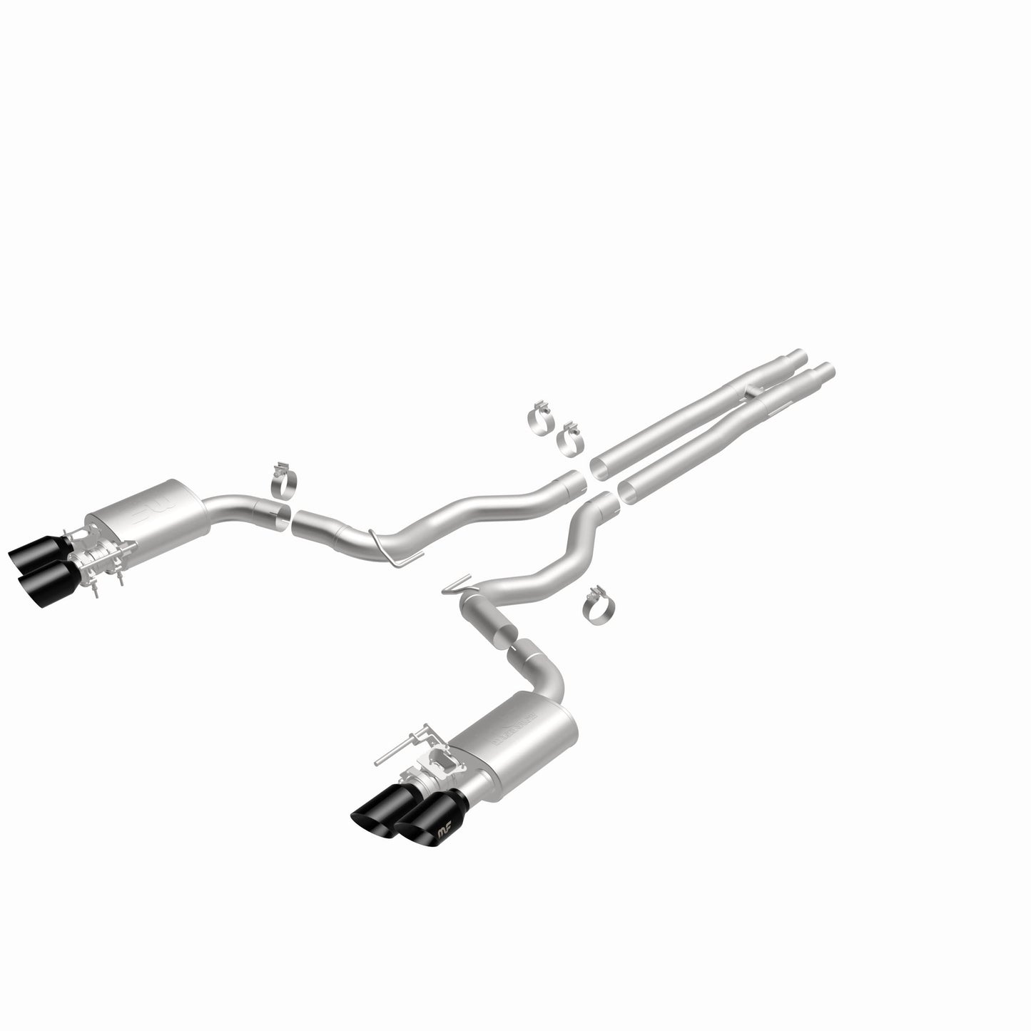 Magnaflow Competition Series Black Chrome Tips Cat-Back System by MagnaFlow Exhaust Products