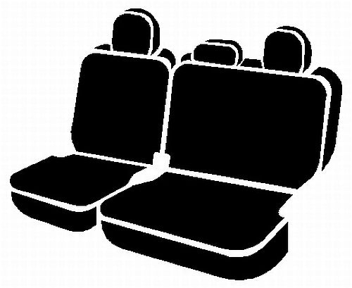SP80 Series - Seat Protector Polyester Custom Fit Rear Seat Cover - Gray by FIA