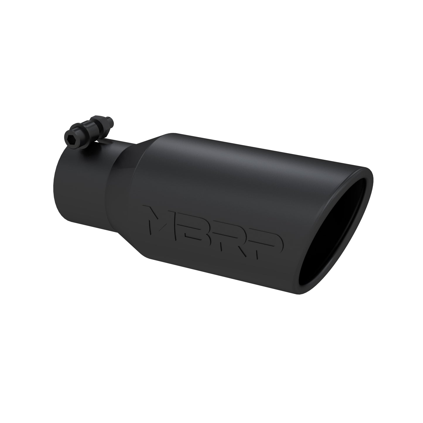 Tip. 4in. O.D. Angled Rolled End 2 3/4in. inlet 10in. length. Black. by MBRP Exhaust