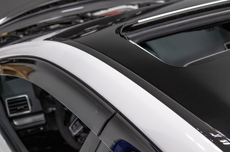 OLM LE Dry Carbon Rain Channel Guard Trim - 2015-2021 Subaru WRX / STI by OLM