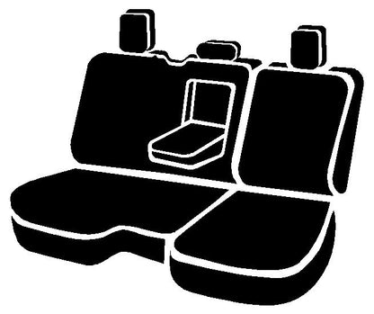 TR40 Series - Wrangler Saddleblanket Custom Fit Rear Seat Cover - Black by FIA