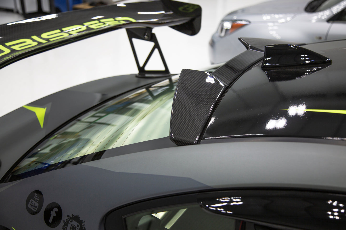 OLM ATAK Carbon Fiber Roof Spoiler - 2015-2021 Subaru WRX / STI by OLM