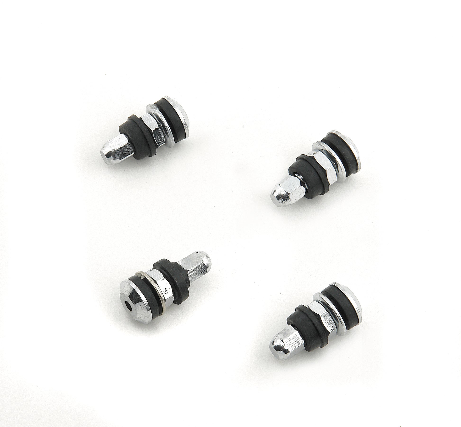 Mr. Gasket Chrome Tire Valve Stems - Shorty with Screw-On Mounting by Mr Gasket