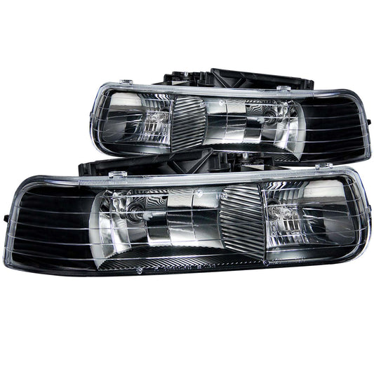 Crystal Headlight Set by ANZO USA