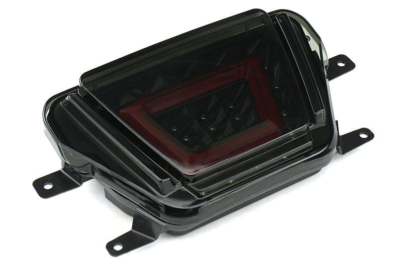 OLM V2 F1 Style Multifunction 4th Brake Light (Smoke Lens, Black Base, Red Bar) - 2020+ Supra by OLM