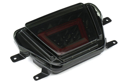 OLM V2 F1 Style Multifunction 4th Brake Light (Smoke Lens, Black Base, Red Bar) - 2020+ Supra by OLM