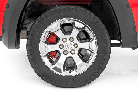 Rough Country Caliper Covers Front and Rear | Red | Ram 1500 2WD/4WD (2019-2025) by Rough Country
