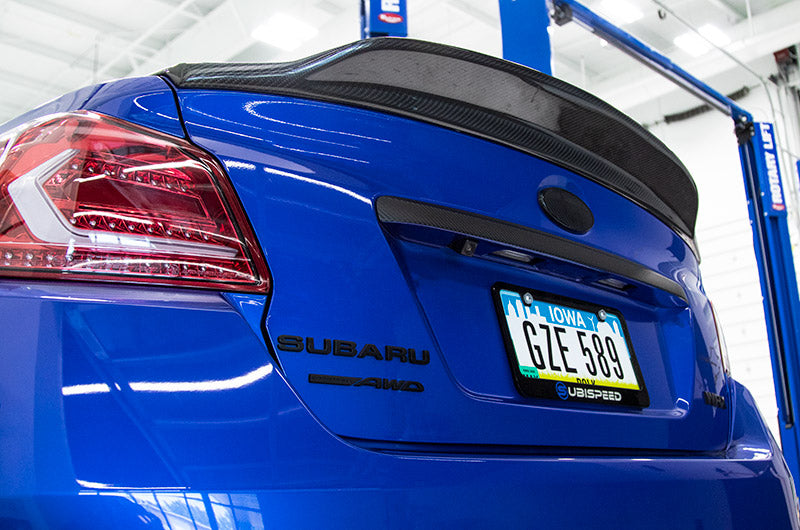 OLM V Style Carbon Fiber Trunk Spoiler - 2015+ WRX / STI by OLM
