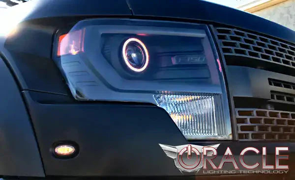 ORACLE Lighting 2013-2014 Ford F150/Raptor Projector/HID Style LED Headlight Halo Kit by ORACLE Lighting