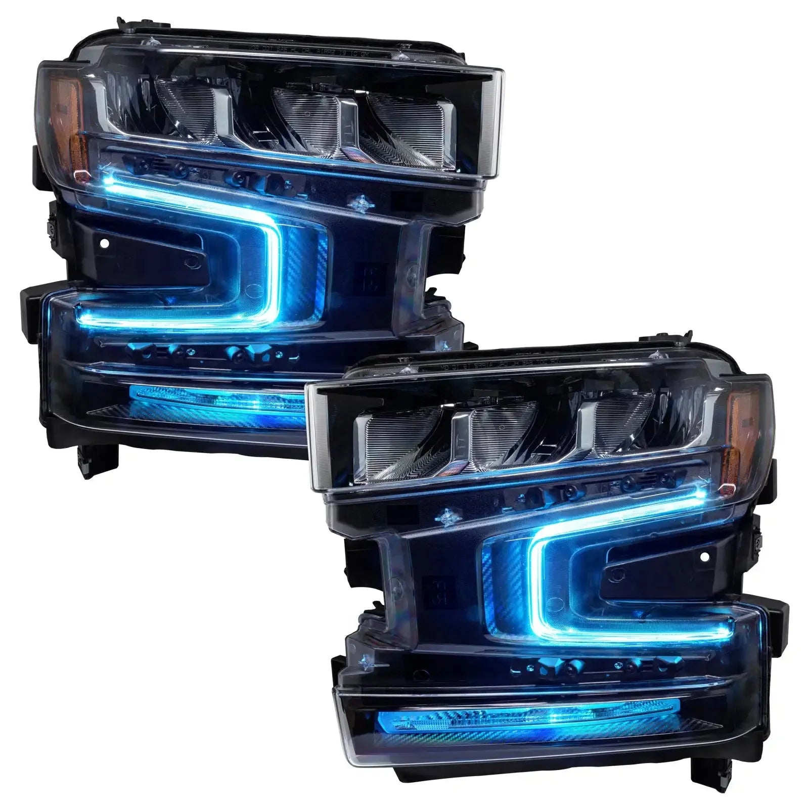 ORACLE Lighting 2019-2022 Chevrolet Silverado 1500 ColorSHIFT RGB+W Headlight DRL Upgrade Kit by ORACLE Lighting